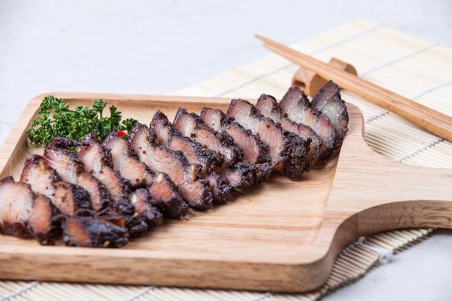 綠光豚臘肉：烤箱料理